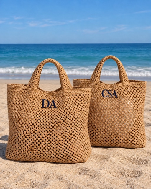 Fringed beach totes