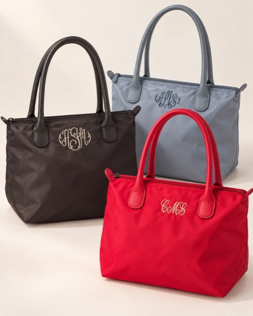 Everyday monogram totes