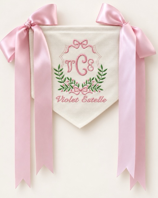Personalized nursery banner